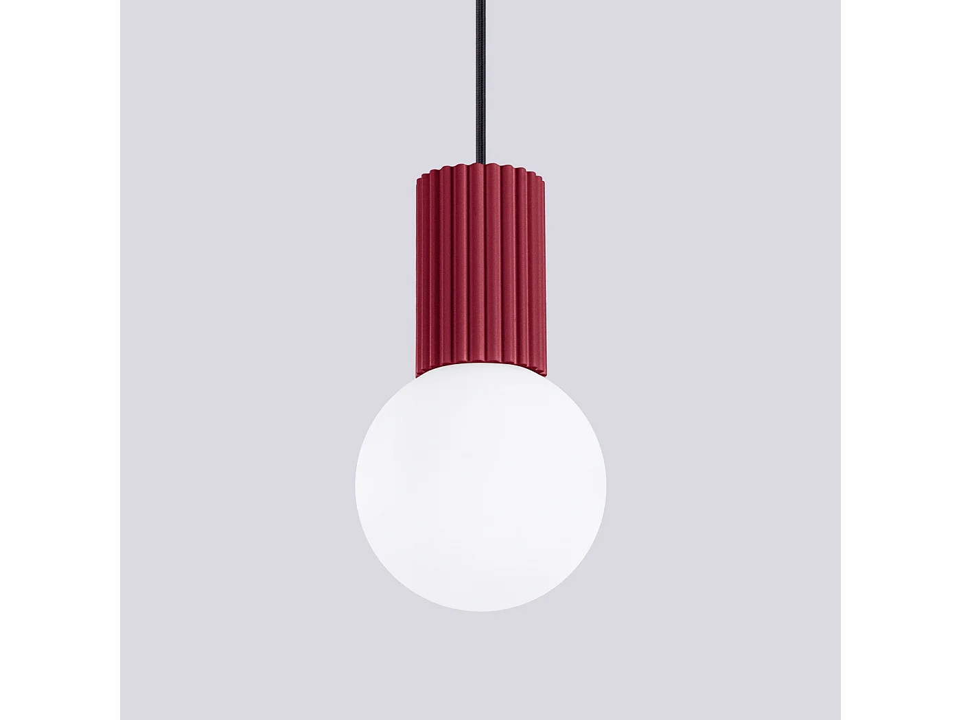 Lampe suspendue Orbis 1 bordeaux