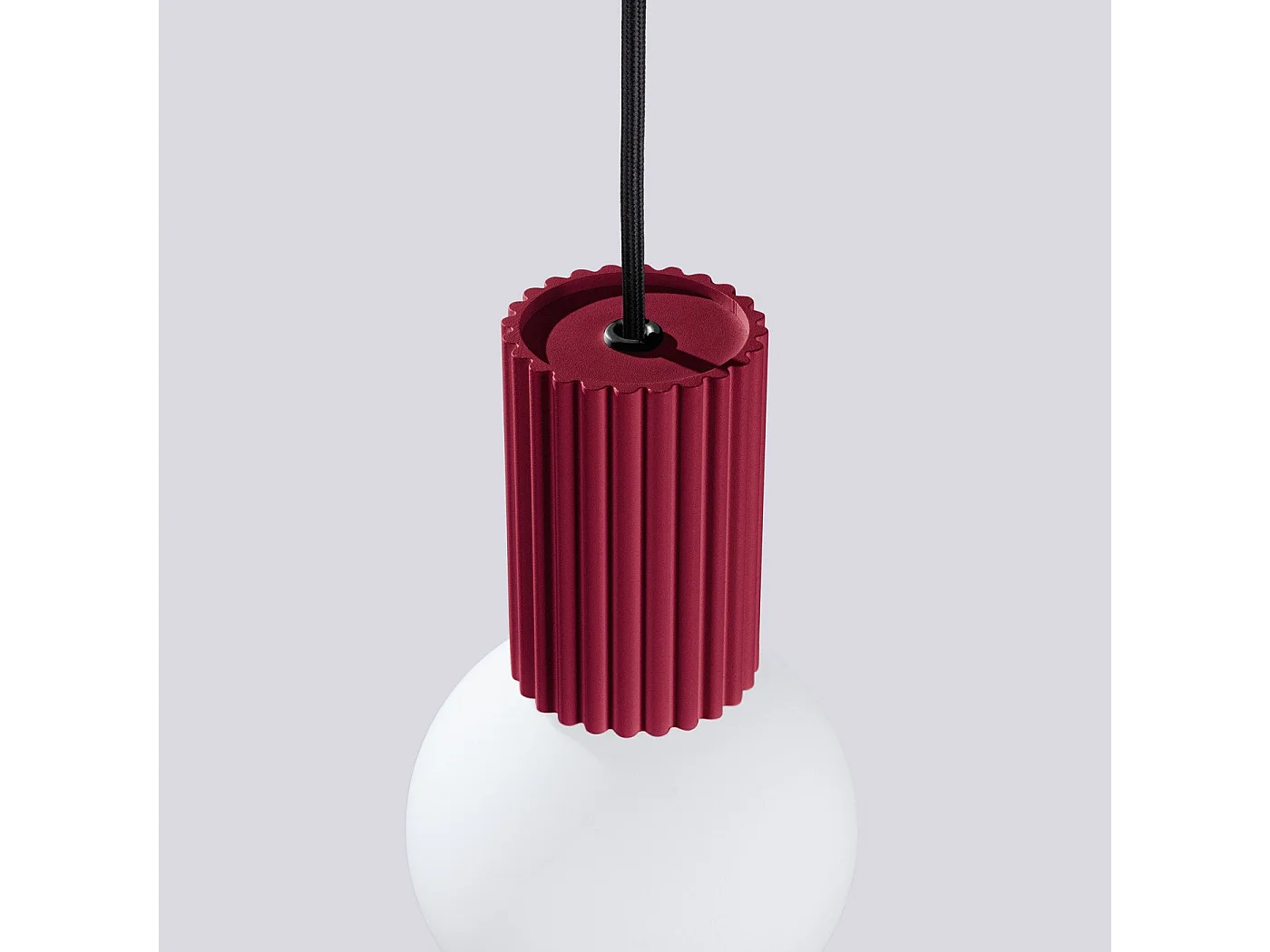 Lampe suspendue Orbis 1 bordeaux