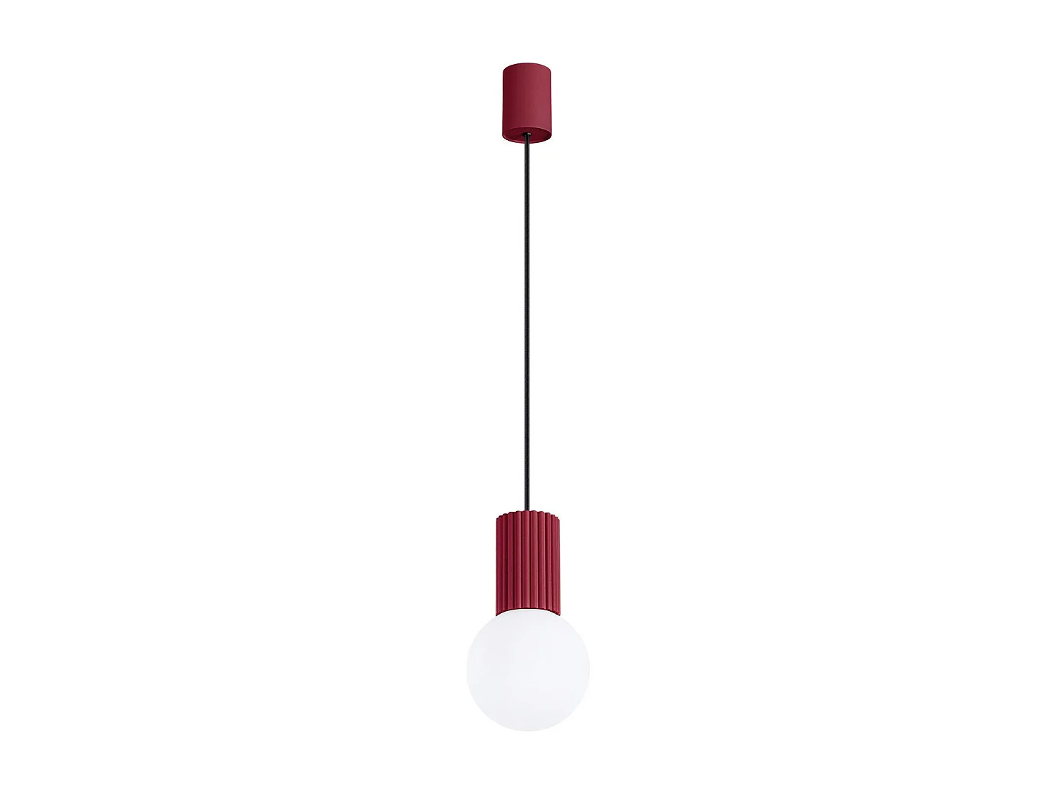 Lampe suspendue Orbis 1 bordeaux