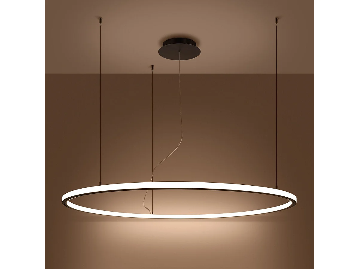 Lustre Selis 120 noir LED 3000K