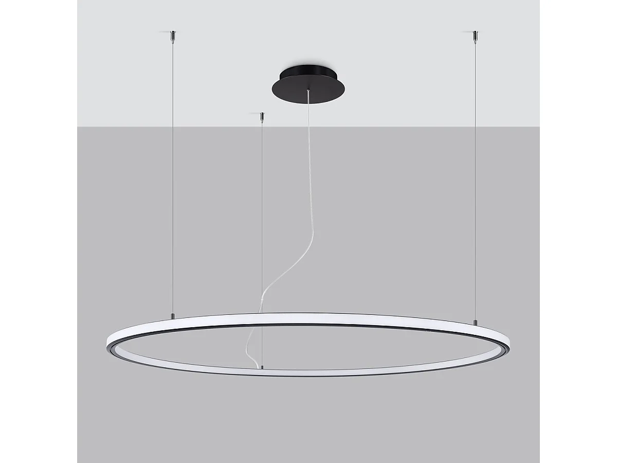 Lustre Selis 120 noir LED 3000K