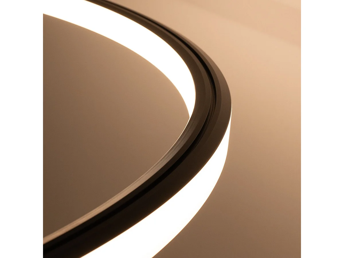 Lustre Selis 120 noir LED 3000K