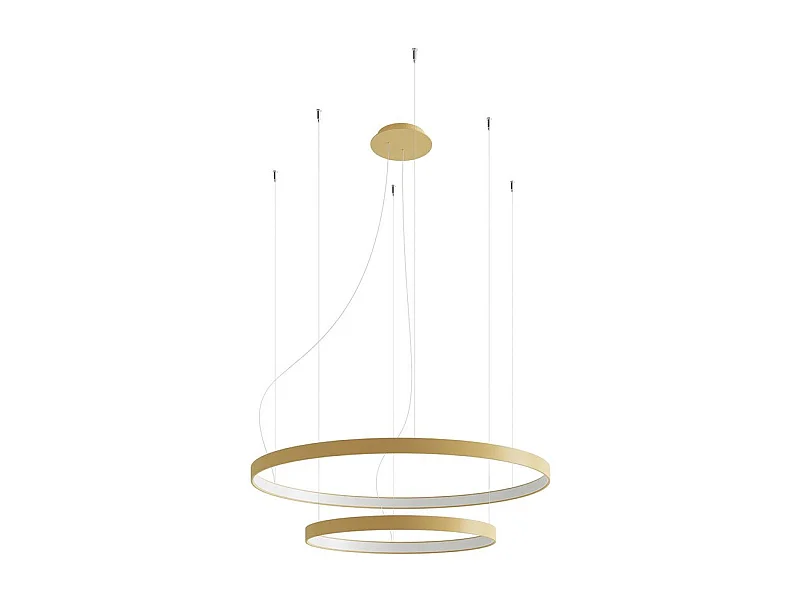 Lustre Nyra 2 55-78 doré LED 4000K