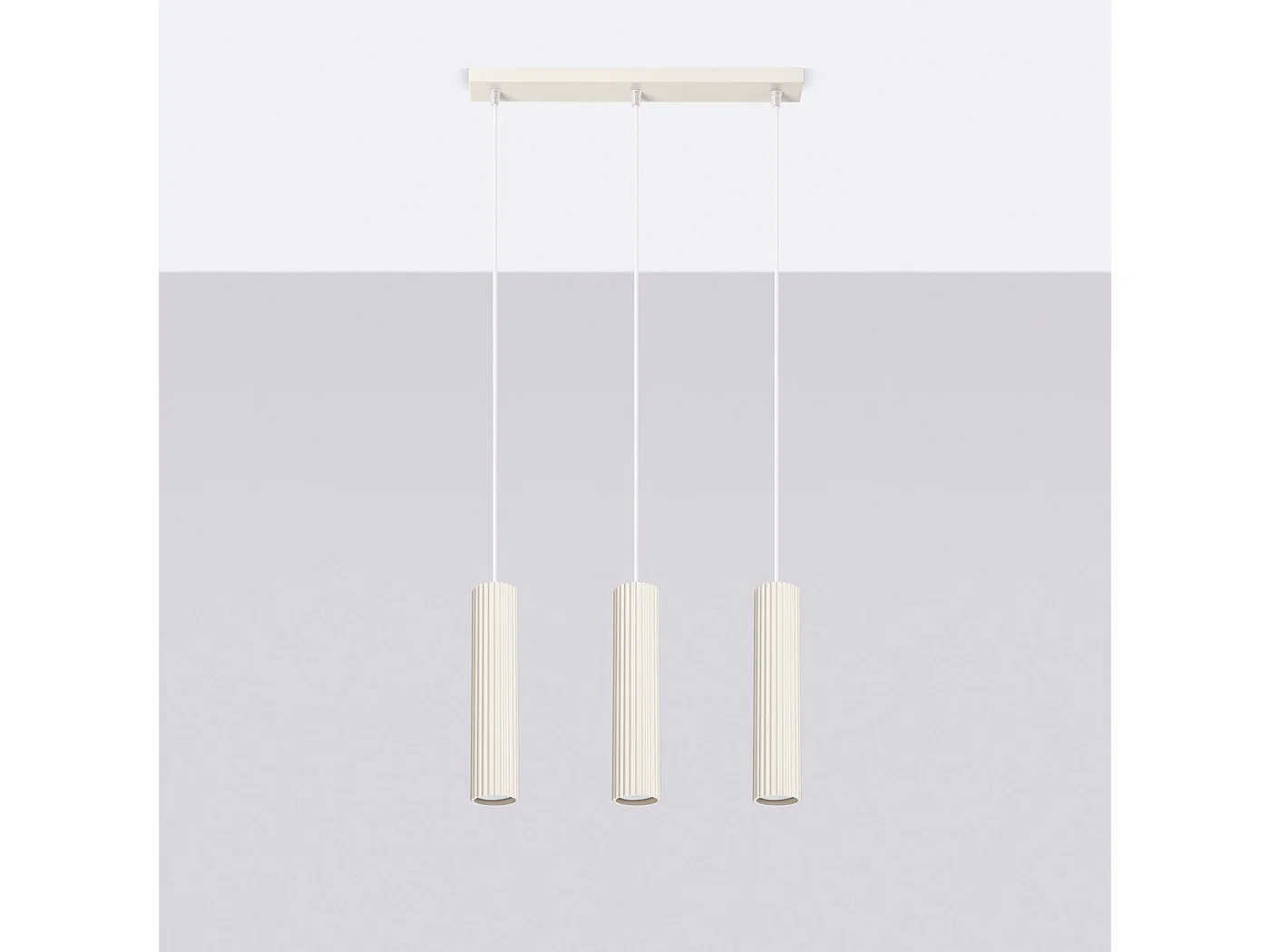 Lampe suspendue Onyx 3L beige