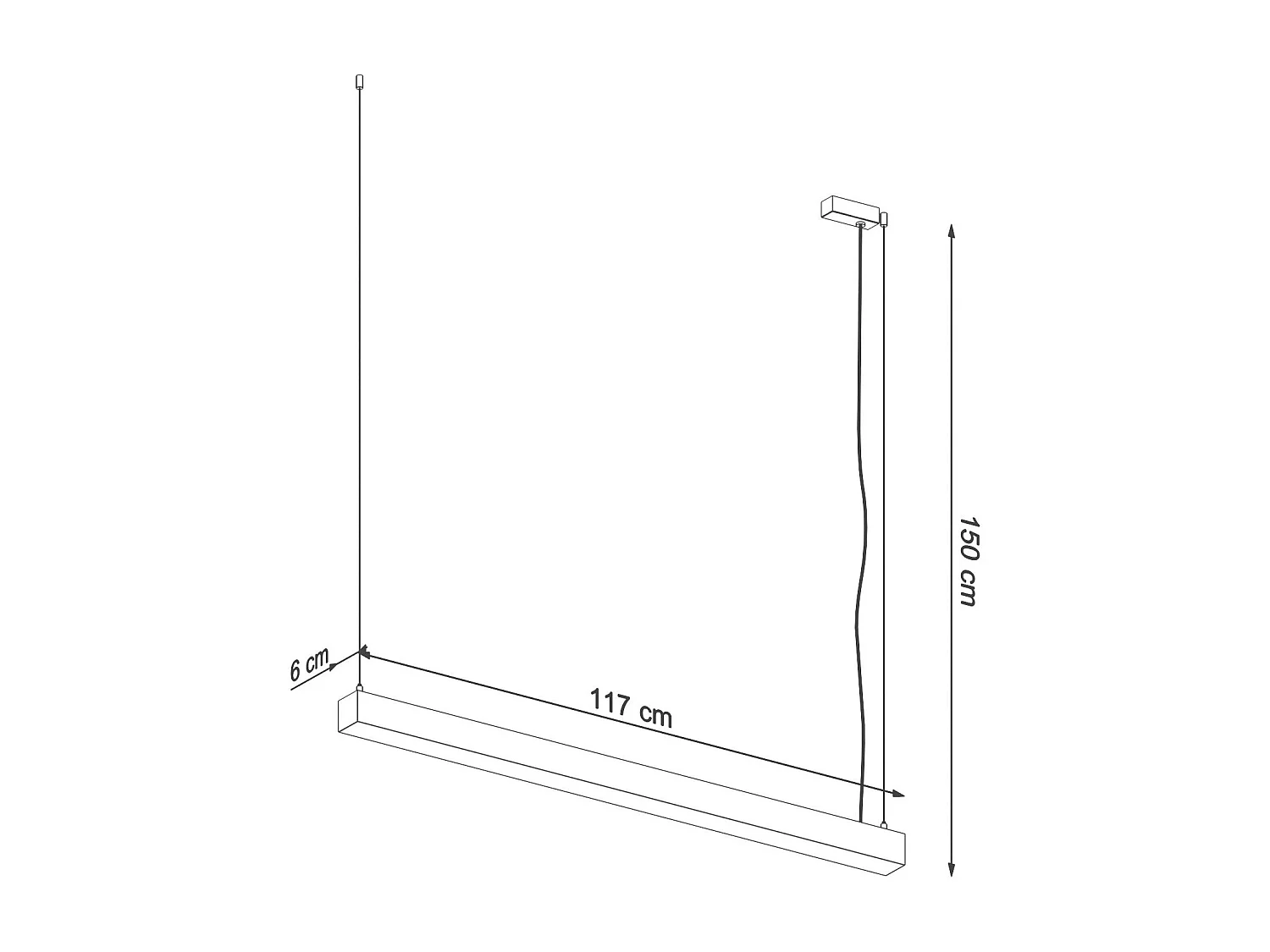 Lampe pendante Vesta 118 gris