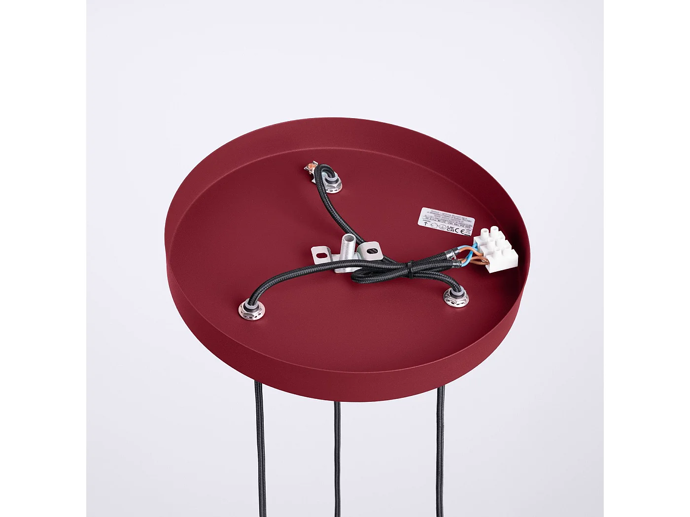 Lampe pendante Orbis 3P bordeaux