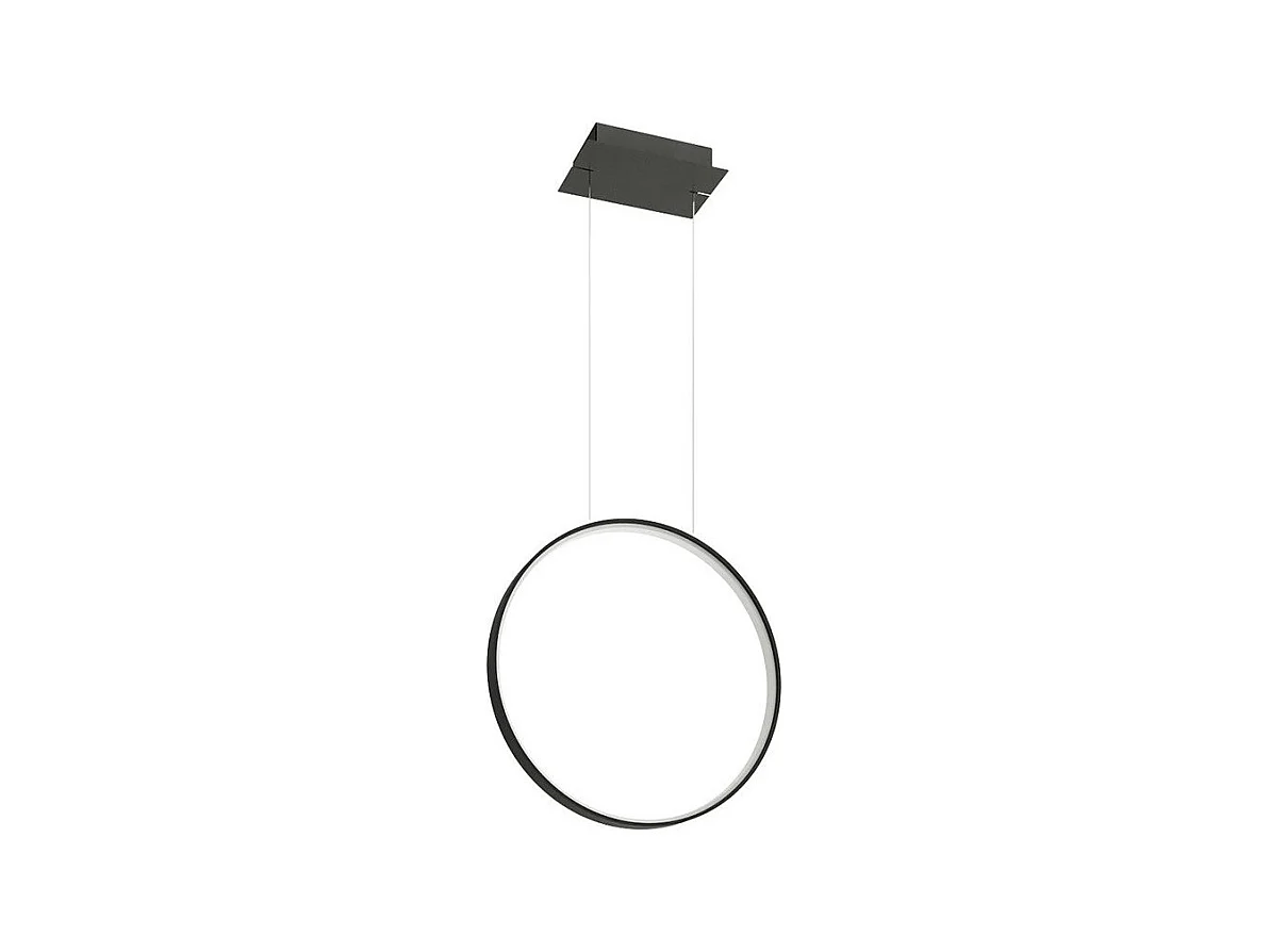 Lampe suspendue Nyra 55 noir 4000K