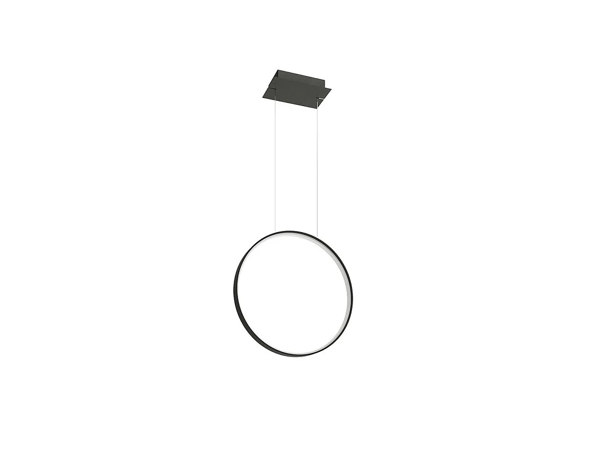 Lampe suspendue Nyra 55 noir 4000K