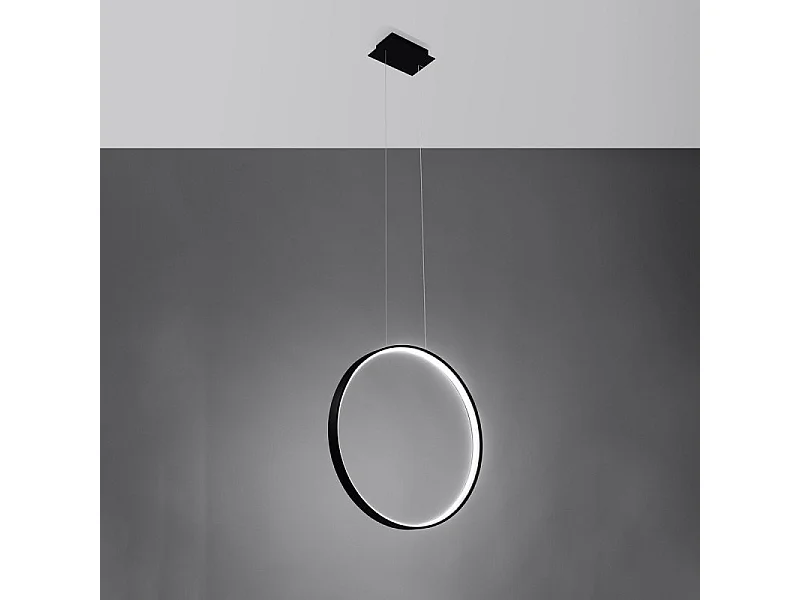 Lampe suspendue Nyra 55 noir 4000K