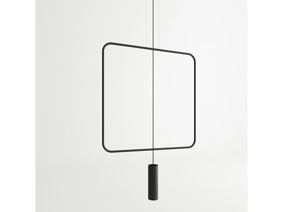 Lampe pendante Vega 1 noir