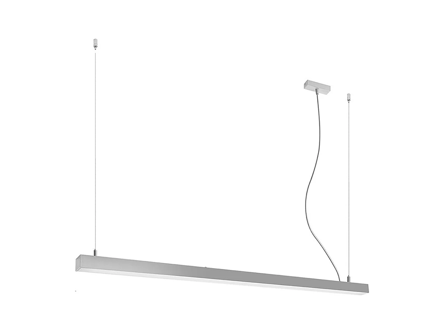 Lampe suspendue Vesta 150 gris