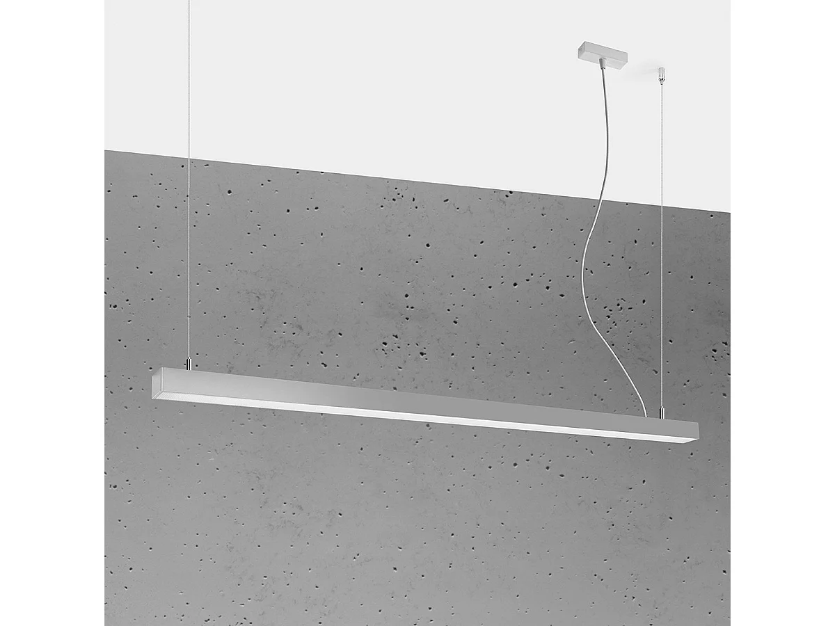 Lampe suspendue Vesta 150 gris