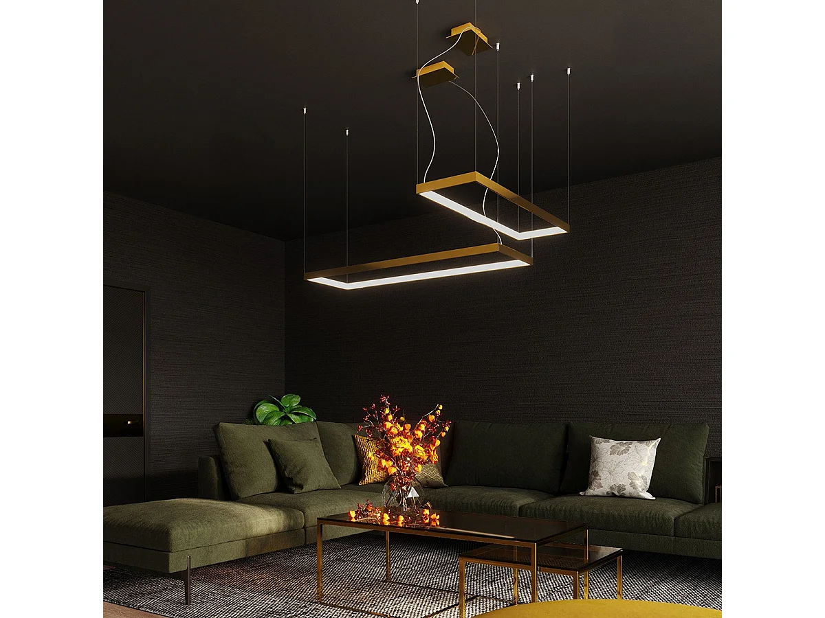 Lustre Sirius M doré 3000K