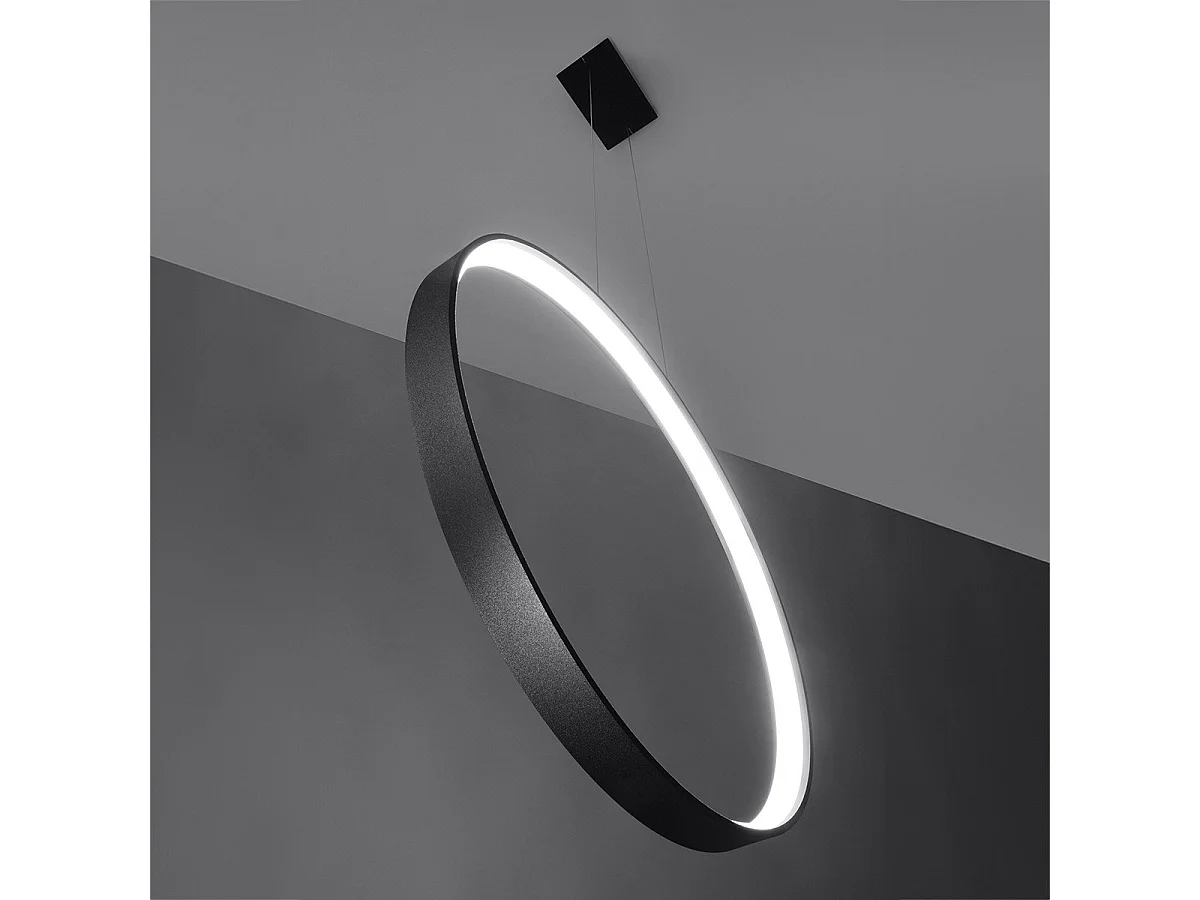 Lampe suspendue Nyra 78 noir 4000K