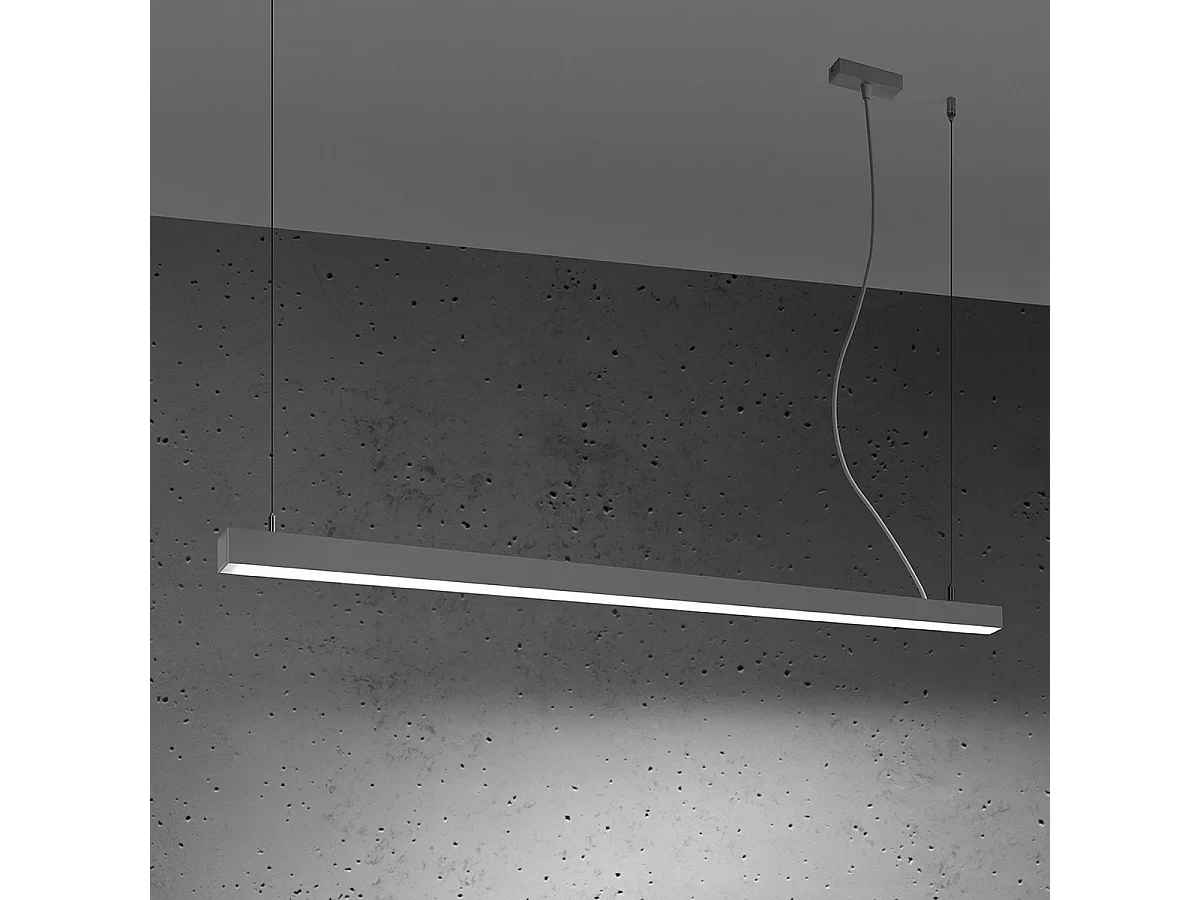 Lampe suspendue Vesta 150 gris