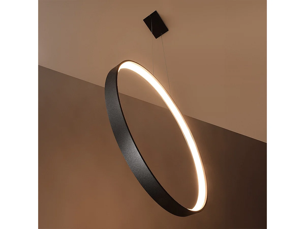 Lampe suspendue Nyra 110 noir 3000K