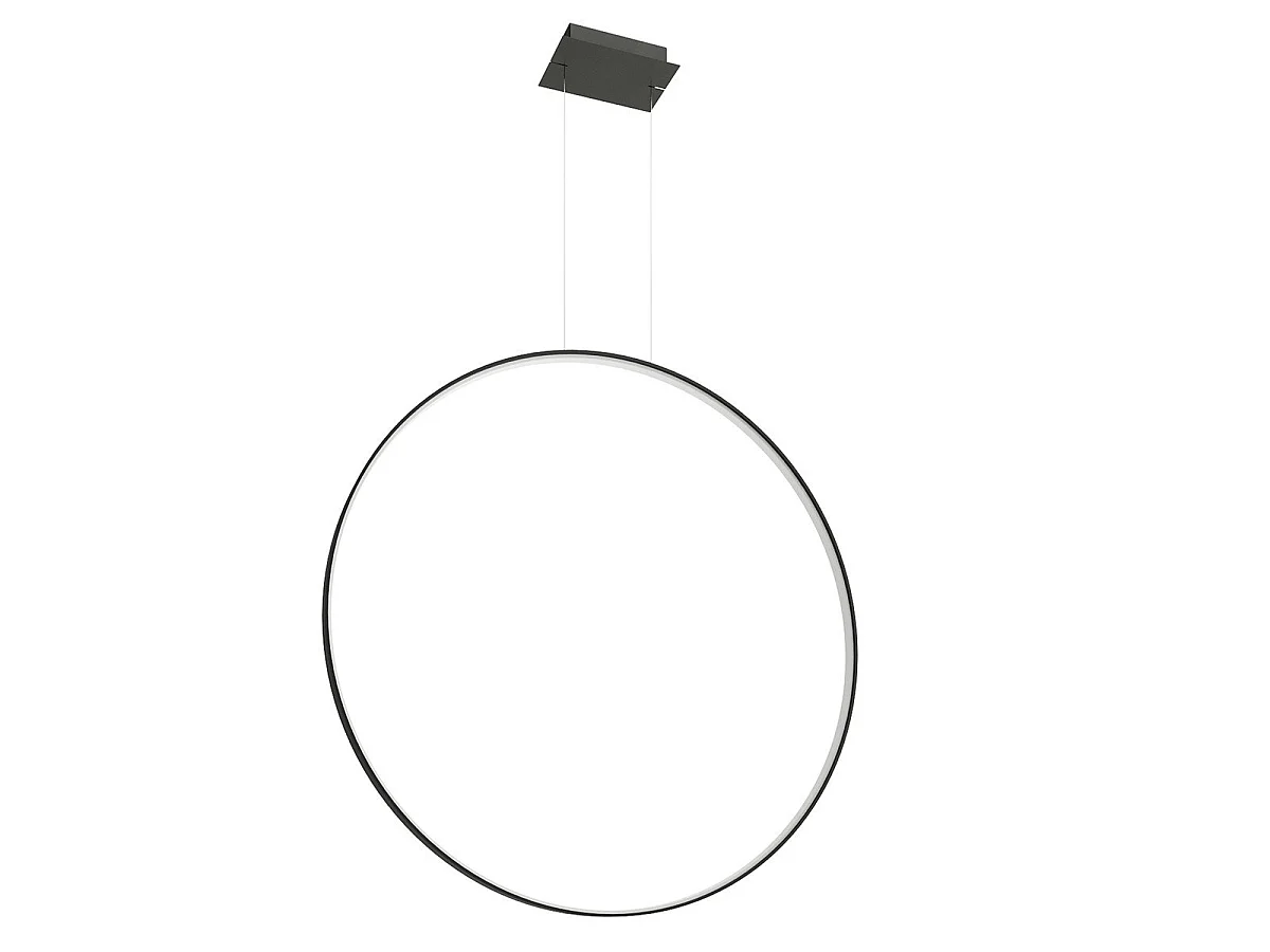 Lampe suspendue Nyra 110 noir 3000K