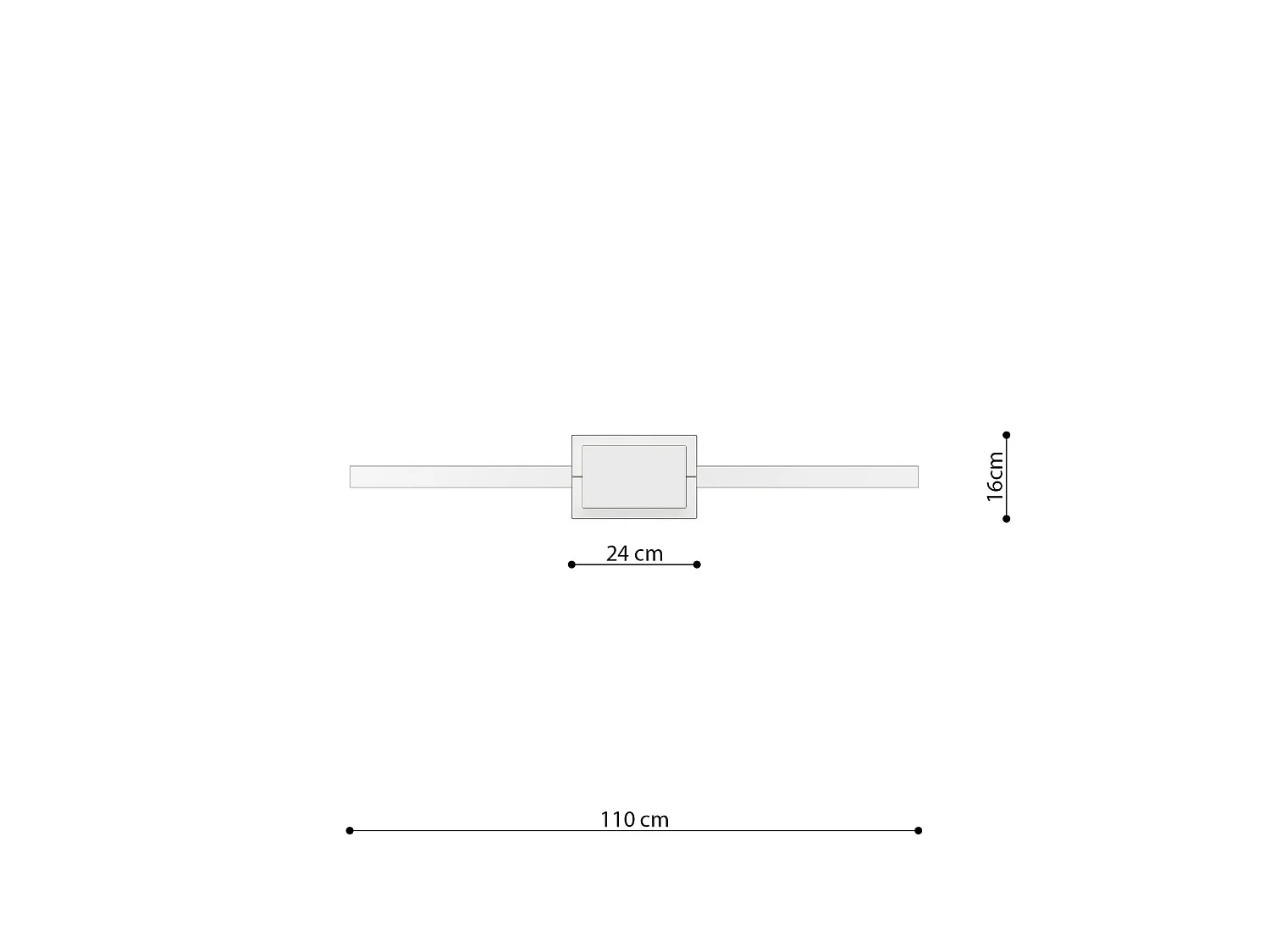 Lampe suspendue Nyra 110 noir 3000K