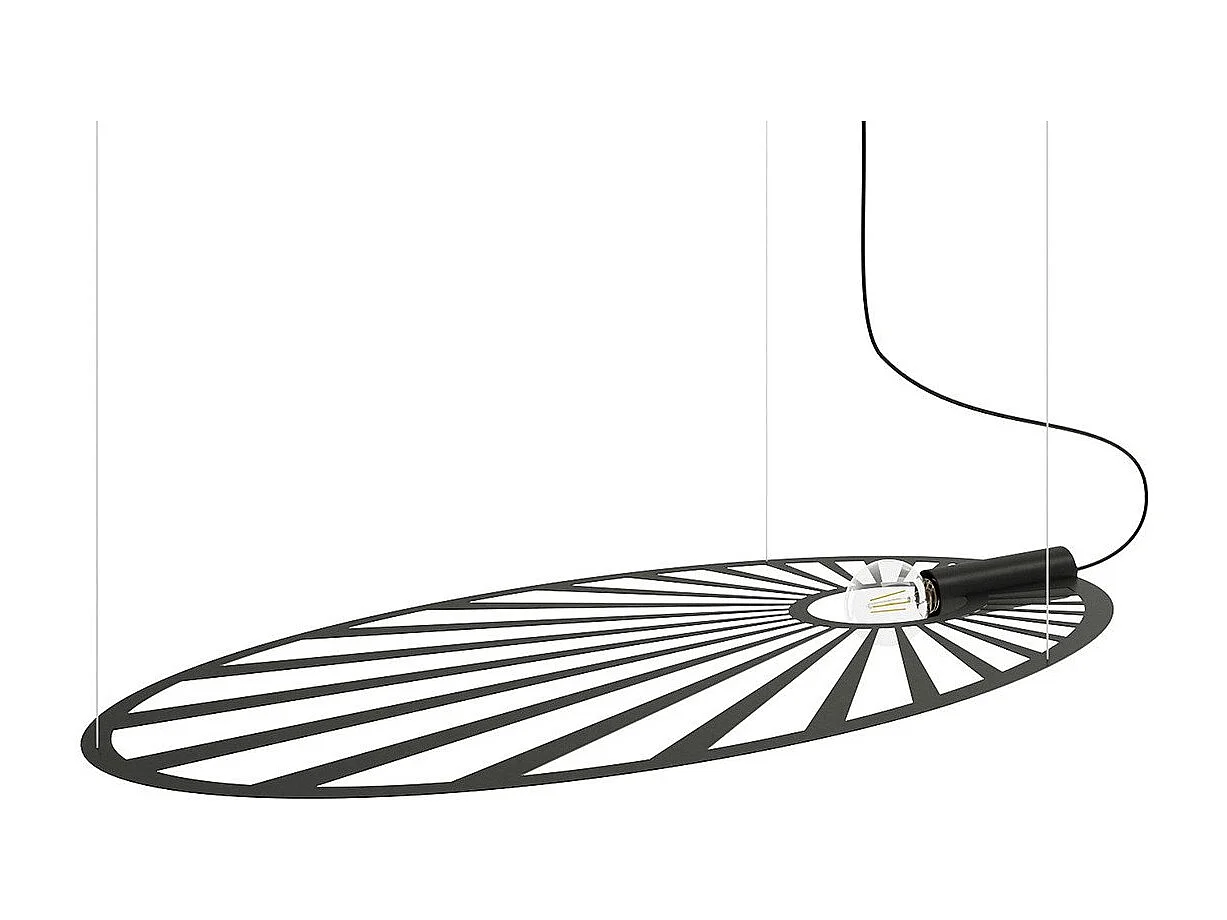 Lampe pendante Célis noir