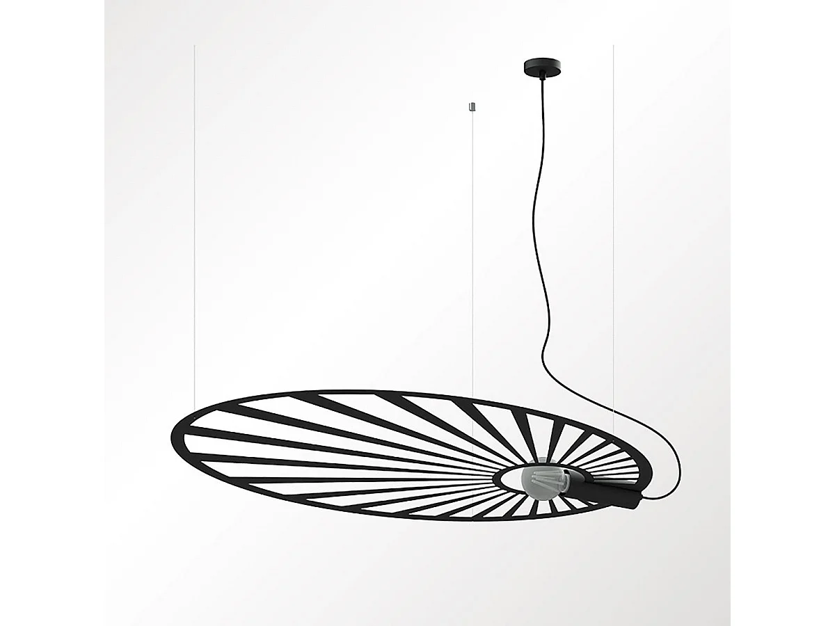Lampe pendante Célis noir
