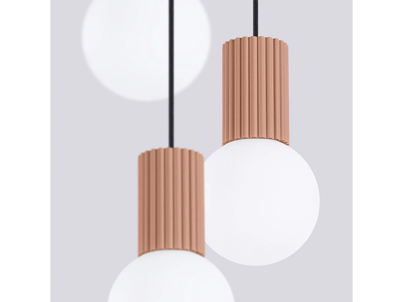 Lampe suspendue Orbis 3P moka