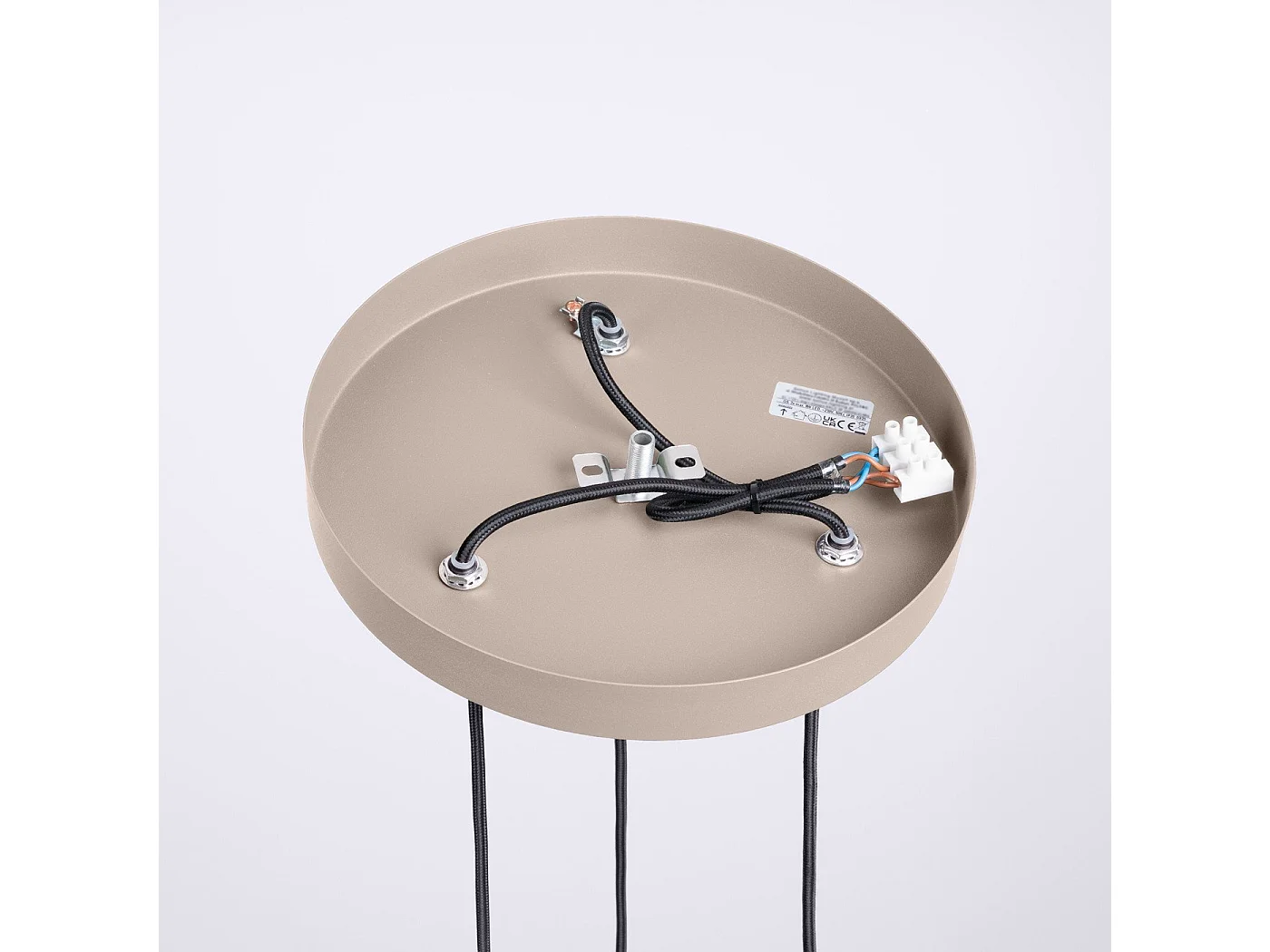 Lampe suspendue Orbis 3P taupe