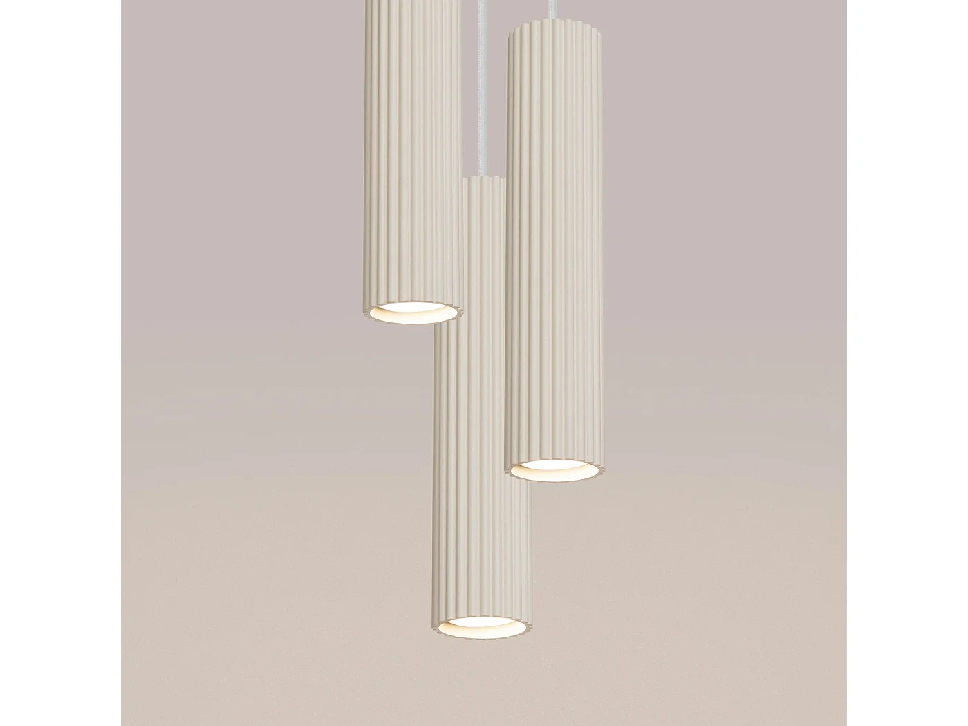 Lampe suspendue Onyx 3P beige