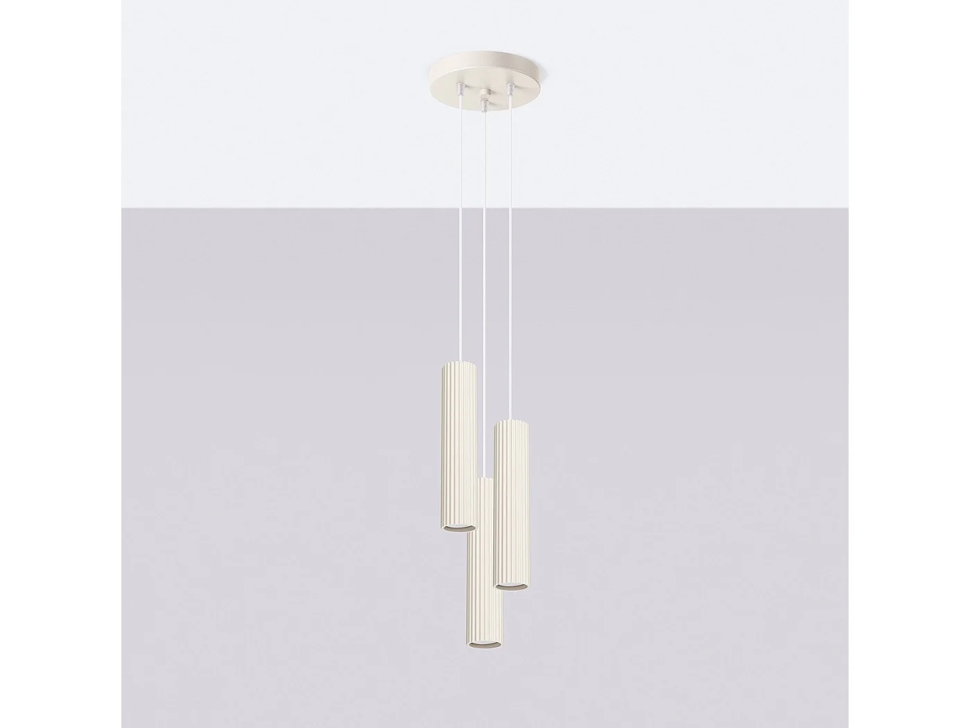 Lampe suspendue Onyx 3P beige