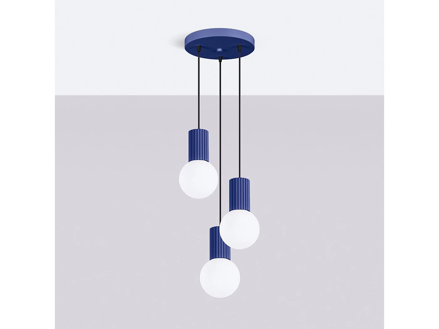 Lampe suspendue Orbis 3P outremer