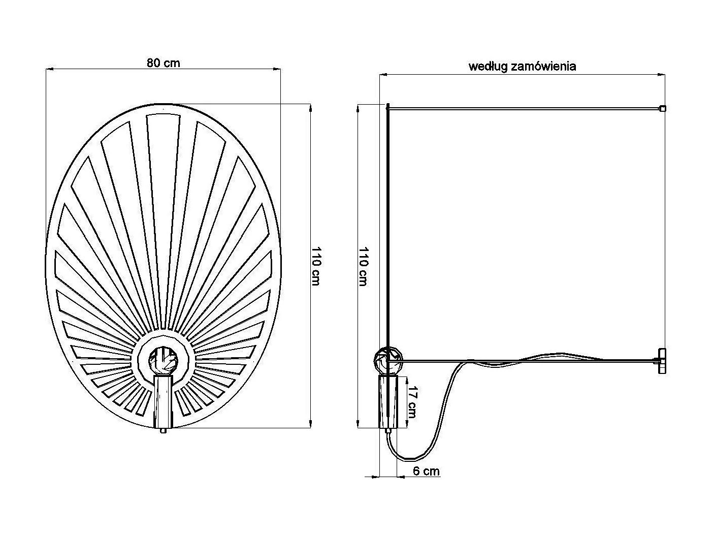 Lampe à suspension Célis golden
