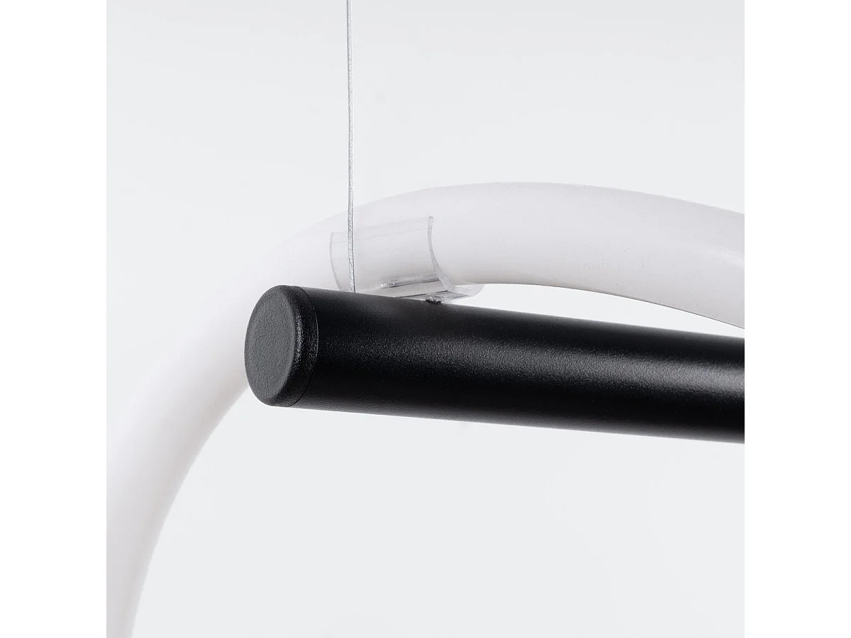 Lampe suspendue Luma 84 noir LED 2700-6500K