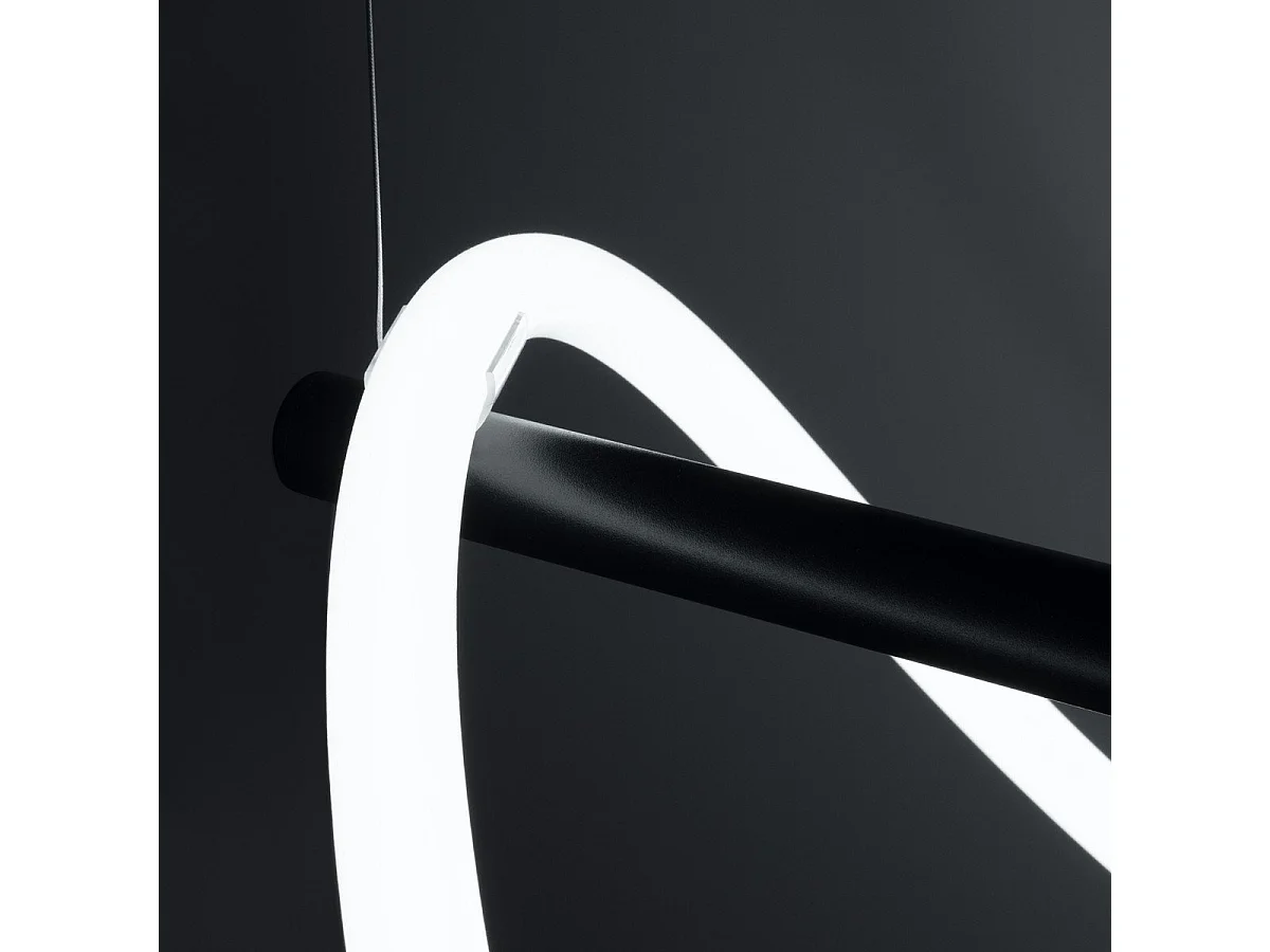 Lampe suspendue Luma 84 noir LED 2700-6500K