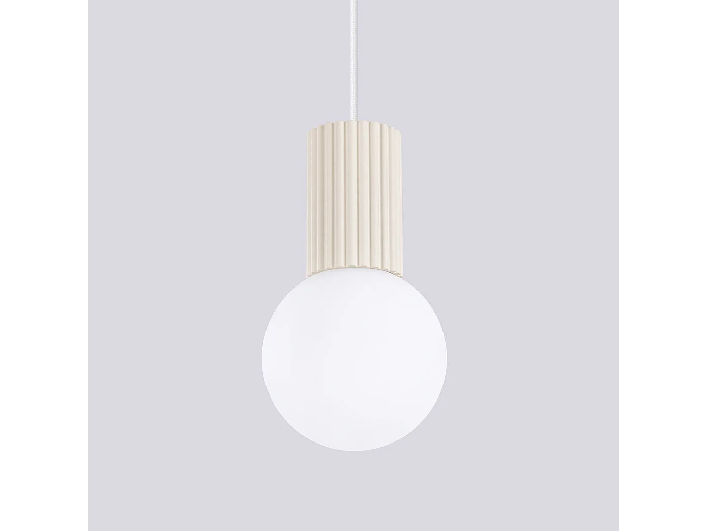 Lampe suspendue Orbis 1 beige