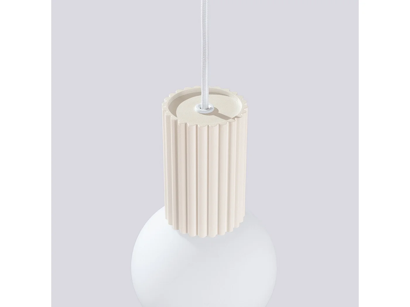 Lampe suspendue Orbis 1 beige