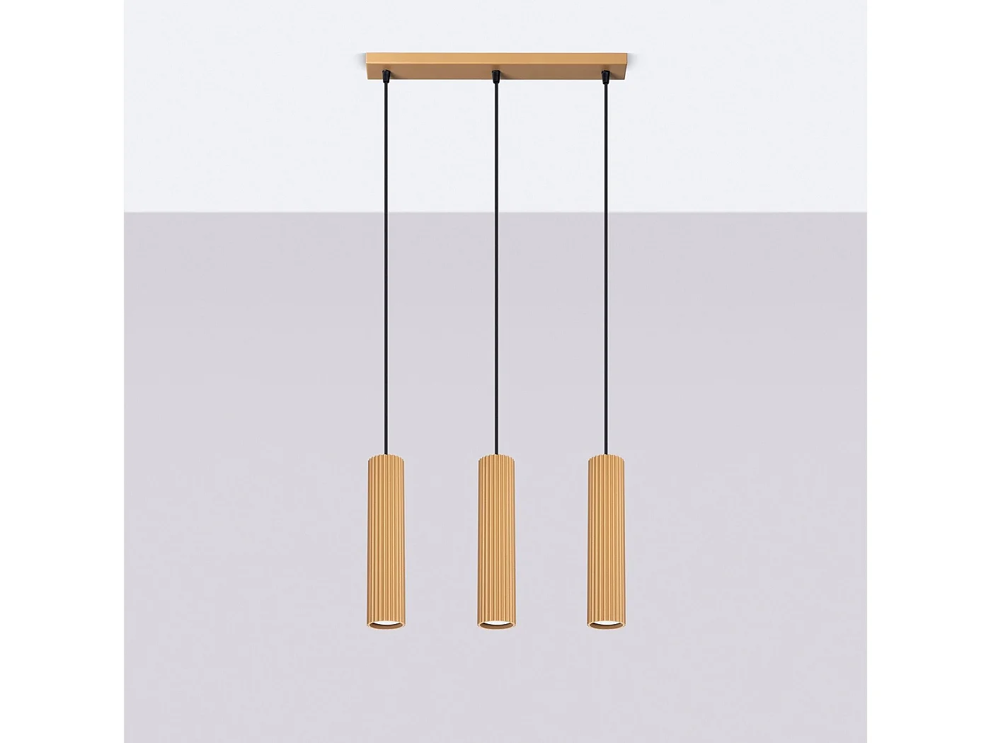 Lampe suspendue Onyx 3L or