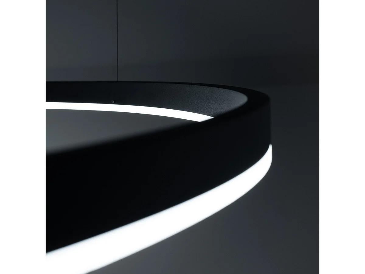 Lustre Aster 80 noir LED 3000K