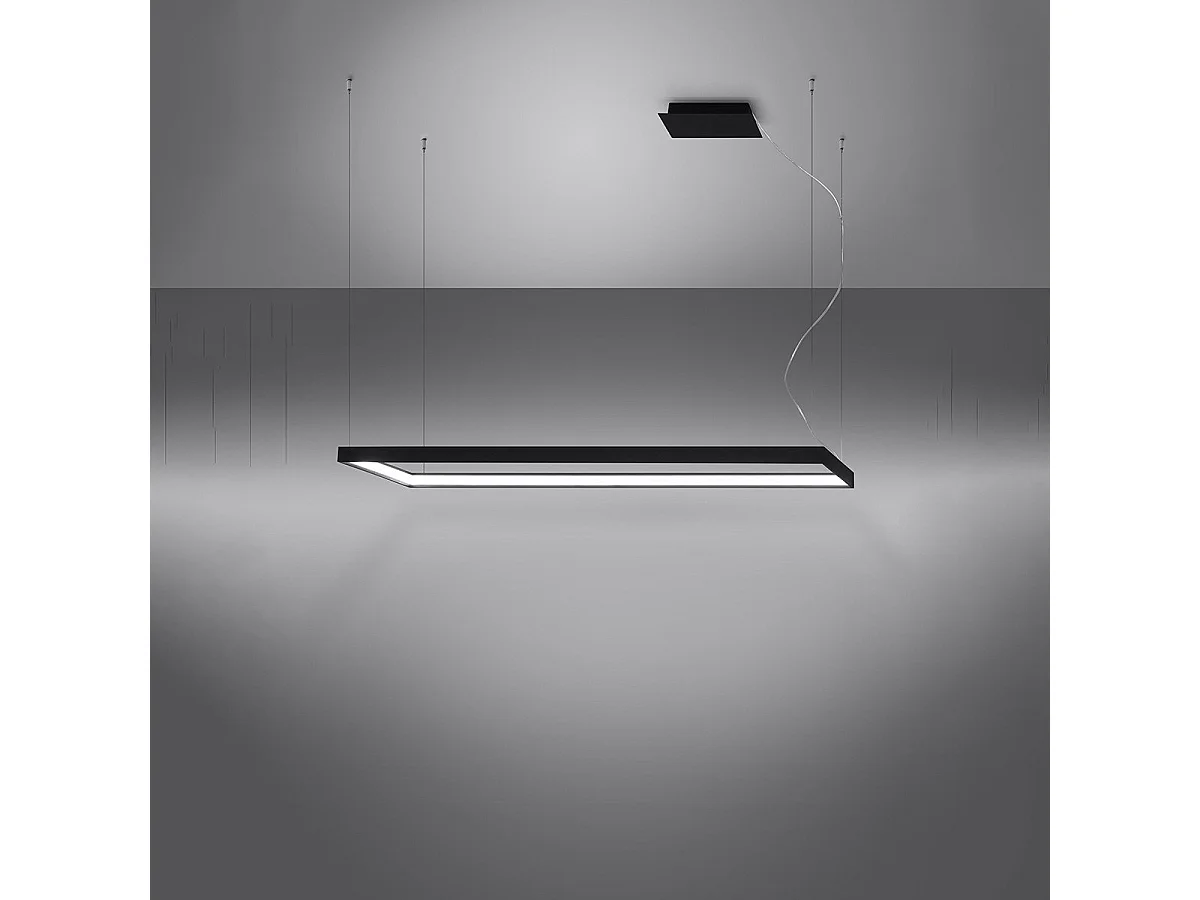 Lustre Sirius L noir 4000K