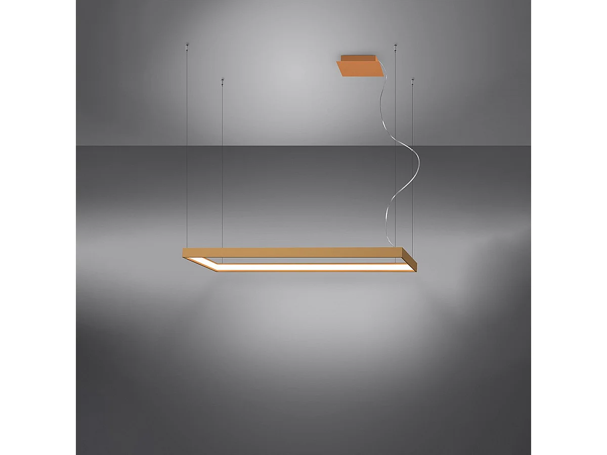 Lustre Sirius M doré 4000K