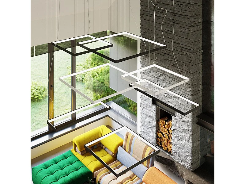 Lustre Luxa L blanc 4000K