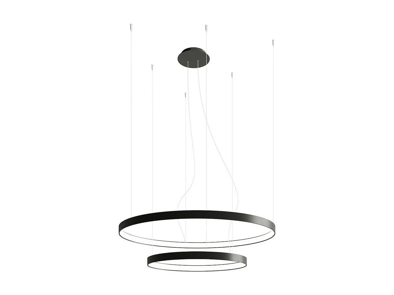 Lustre Nyra 2 55-78 noir 3000K