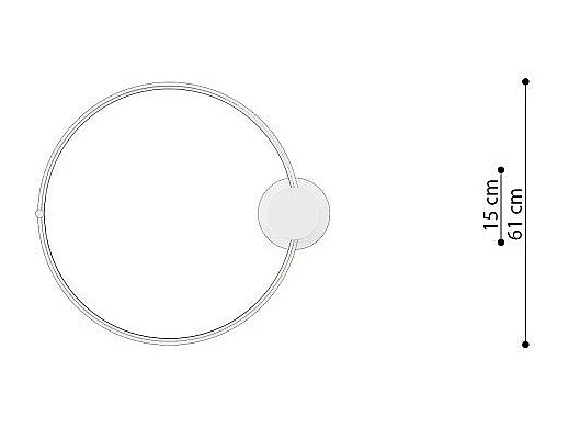 Plafonnier Nyra 55 doré LED 3000K