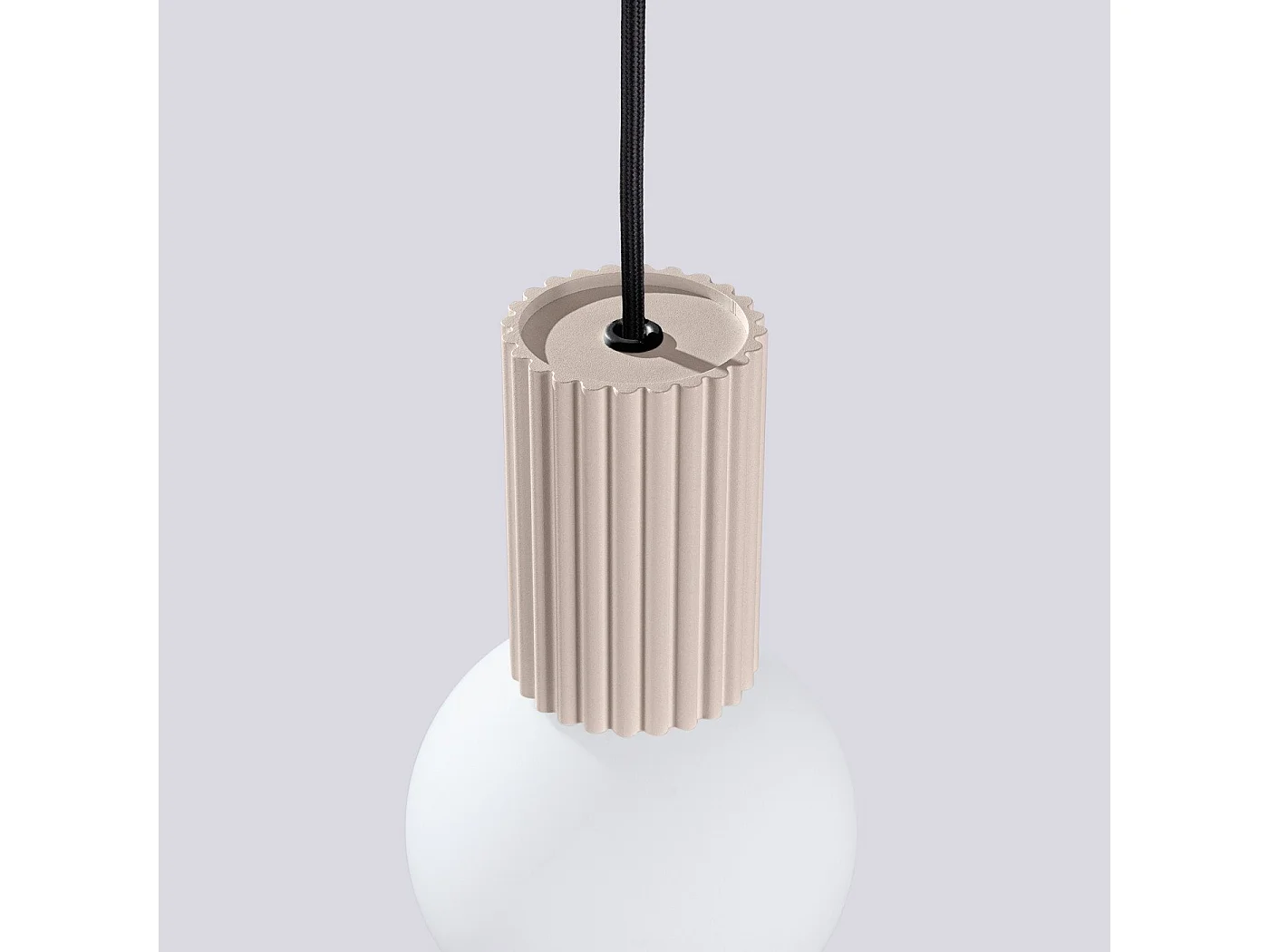Lampe suspendue Orbis 1 taupe