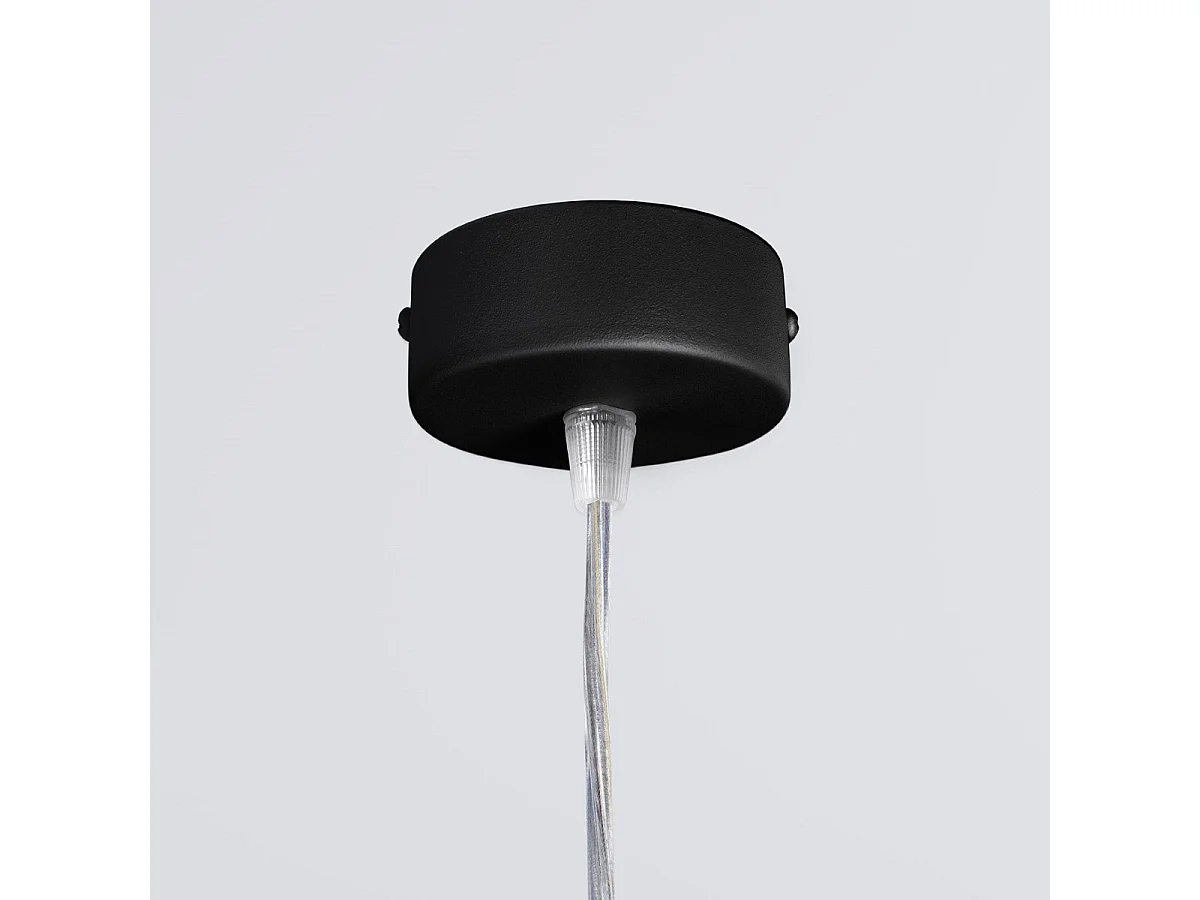 Lampe suspendue Oris noir LED 4000K