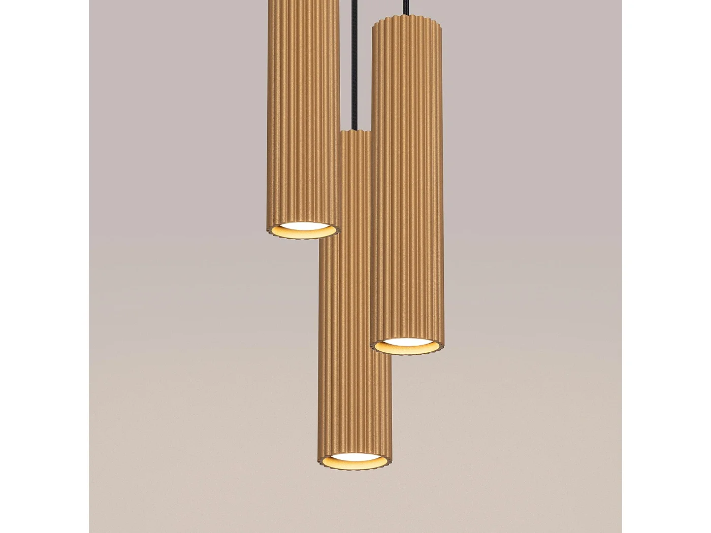 Lampe suspendue Onyx 3P or