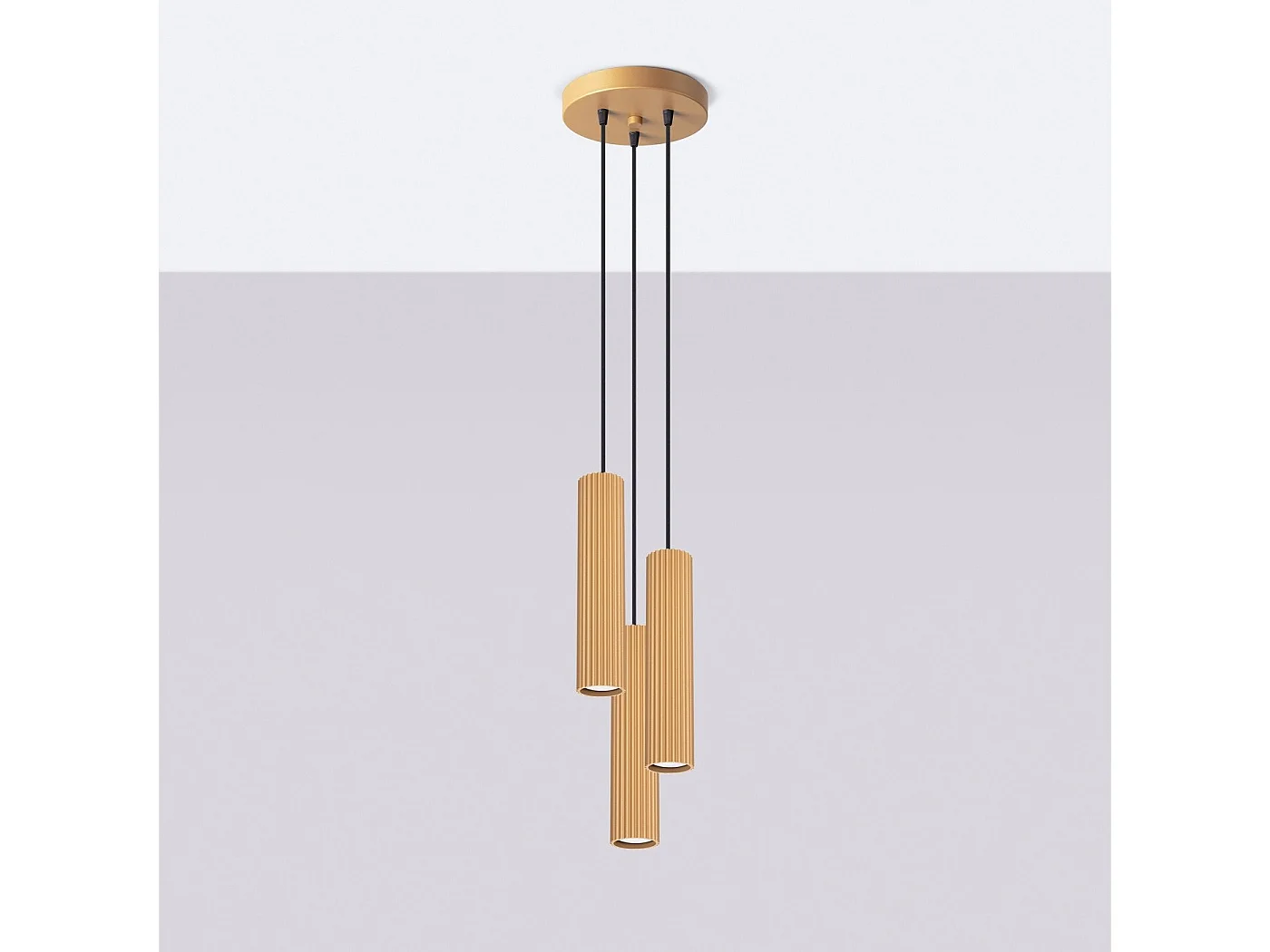 Lampe suspendue Onyx 3P or