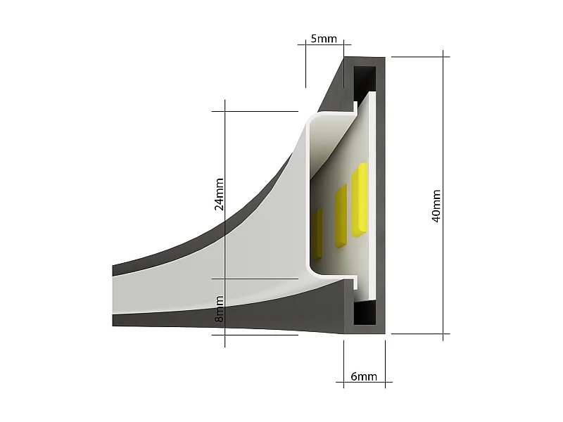 Lampe suspendue Nyra 55 blanc 3000K