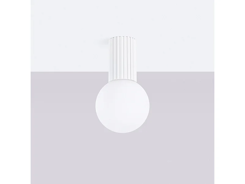 Plafonnier Orbis blanc IP44