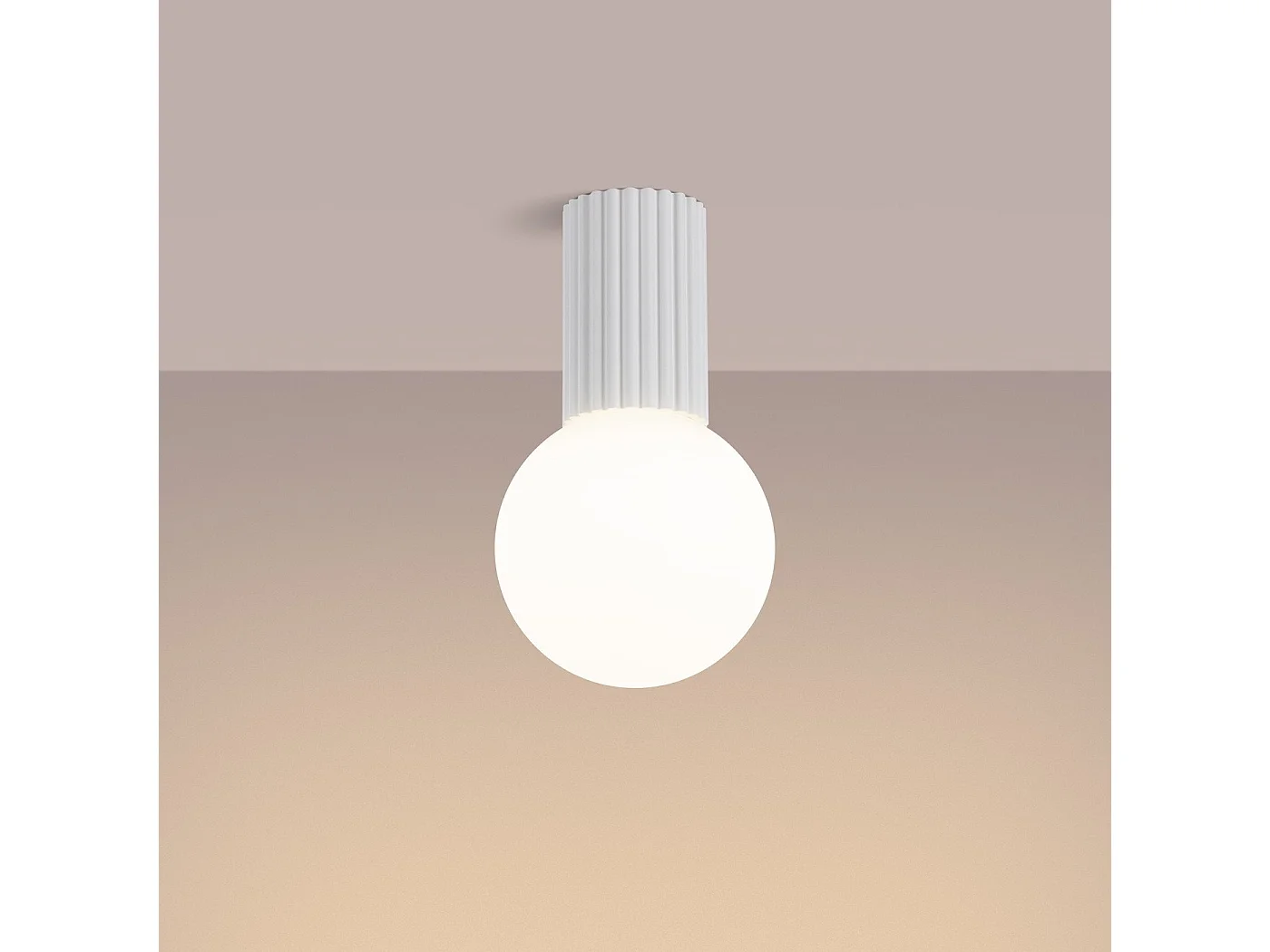 Plafonnier Orbis blanc IP44