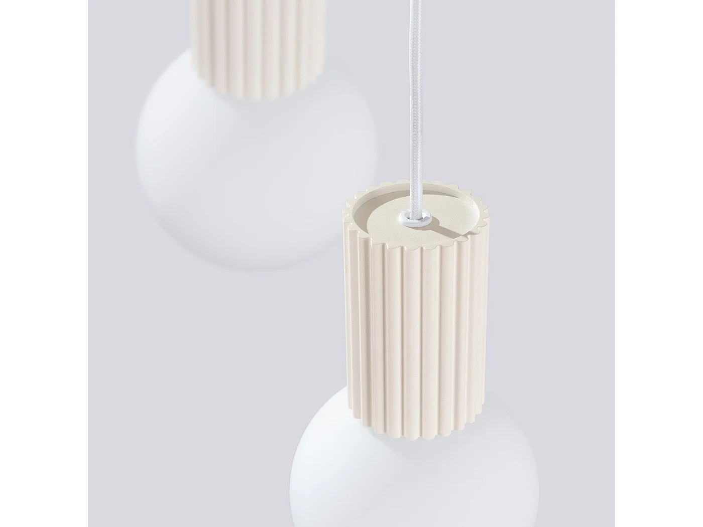 Lampe suspendue Orbis 3P beige