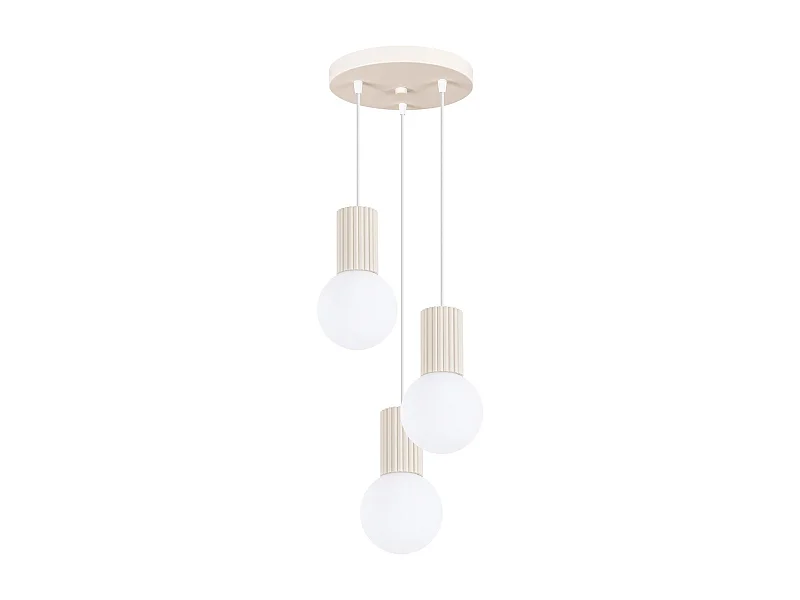 Lampe suspendue Orbis 3P beige